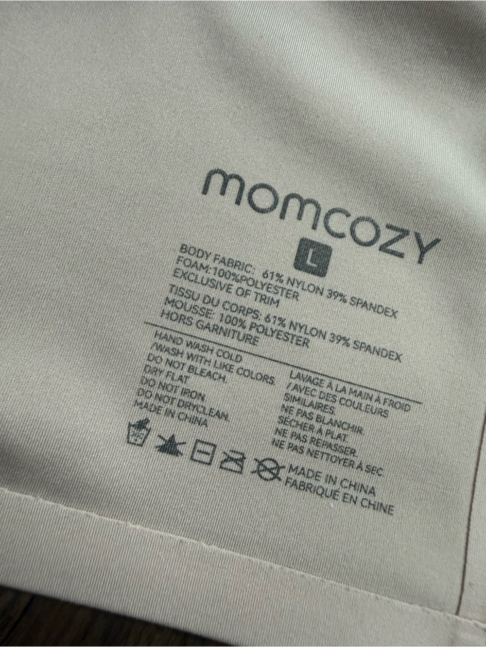 Momcozy Dusty Pink Seamless Nursing Bra 3D Molded Cups Wireless Easy Open - Picture 3 of 4